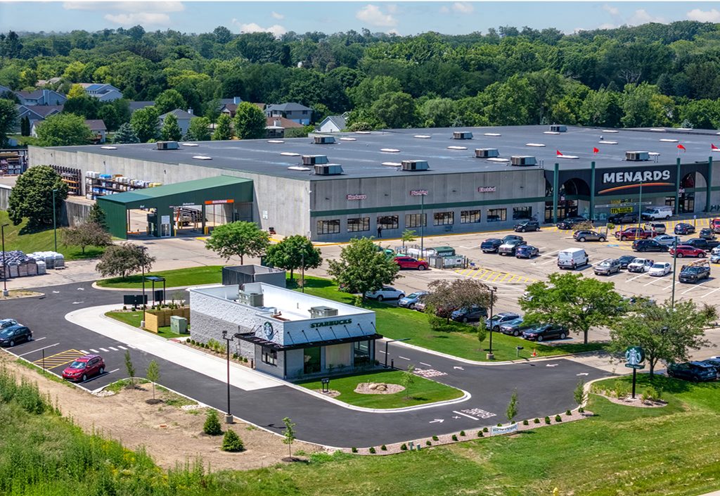 STARBUCKS | RARE 15-YR LEASE | SHADOW ANCHORED BY A TOP RANKED MENARDS